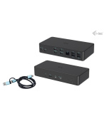 i-tec USB 3.0/USB-C/Thunderbolt 3 Professional Dual 4K Display Dock.st. Gen2, PD 100W