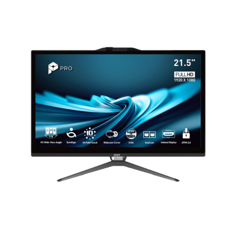 MSI PRO/AP222T 14MA-648EU/21,5"/FHD/T/i5-14400/8GB/512GB/Intel int/W11P/Černá/3R