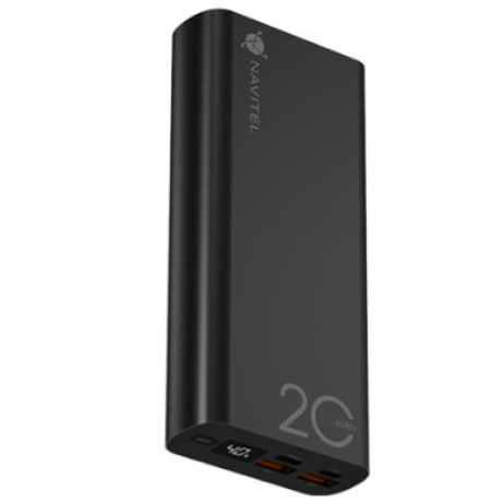 Powerbanka NAVITEL PWR20 AL černá s kapacitou 20000 mAh