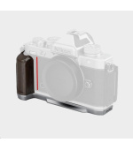 SmallRig 5707 L-Shaped Mount Plate with Wooden Handle for Nikon Z f Silver