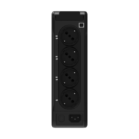 Eaton 3P Ellipse UPS DIN, 700VA, 420W, Vstup: C14, Výstupy: (3) Typ E, (1) Pouze přepěťová ochrana Typ E, Tower