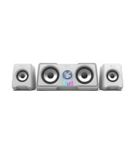 C-TECH reproduktory SPK-16, 2.2, RGB, bílá