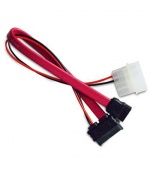 AKASA - slimline SATA na SATA data a power - 40 cm