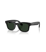 Meta Ray-Ban Gen1 Wayfarer - Matte Black/Clear to Graphite Green Transitions (Large)