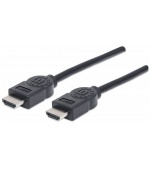 MANHATTAN kabel High Speed HDMI 4K, 3D, Male to Male, stíněný, černý, 1,8m