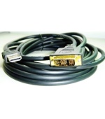 Kabel HDMI-DVI 1,8m,M/M stín.,zlacené kontakty 1.3