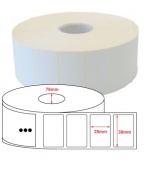Z-Select 2000D, Midrange, 38x25mm; 5,180 labels, 10 rolls in box