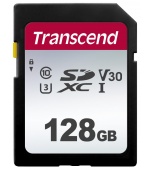 TRANSCEND SDXC karta 128GB 300S, UHS-I U3 V30 (R:100W:25 MB/s)