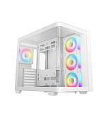 DEEPCOOL Case CG530U 4F WH, ATX, Průhledná bočnice, 4x120mm ARGB Fan, bílá