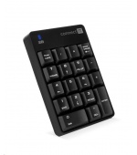 CONNECT IT NumCALC bezdrátová numerická klávesnice, (+ 1x AAA baterie zdarma), ČERNÁ