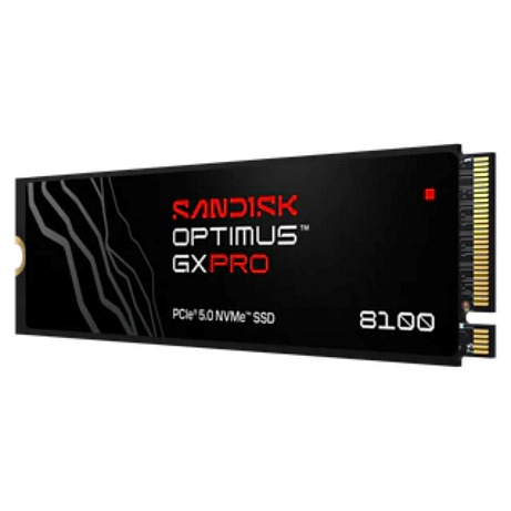 SANDISK SSD OPTIMUS GX PRO 8100 NVMe 2TB PCIe, Gen4, (R:14900, W:14000MB/s), bez chladiče