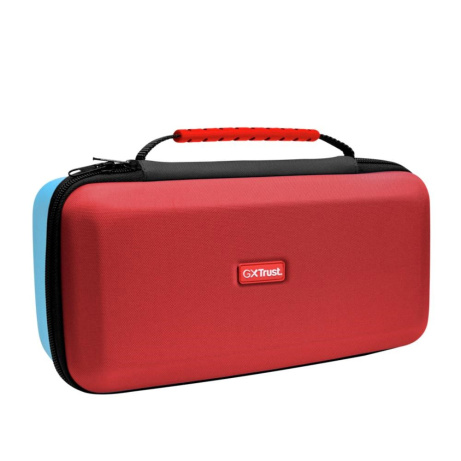 TRUST Pouzdro pro Nintendo Switch GXT1252RB XL HARDCASE SWITCH 2, červeno-modrá