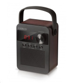 CARNEO F90 FM rádio, bluetooth reproduktor, black/wood