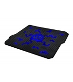 C-TECH herní podložka pod myš ANTHEA CYBER BLUE, 320x270x4mm, obšité okraje