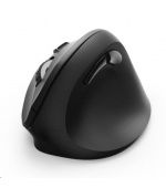 Hama vertikální ergonomická bezdrátová myš EMW-500, 6 tlačítek, černá