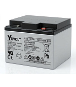 Baterie - YUVOLT Y24-12FR (12V; 24Ah; závit M5; životnost 3-5let)