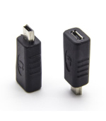 PremiumCord USB redukce USB2.0 Micro B - USB2.0 Mini 5PIN (F/M)