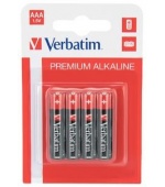 VERBATIM Alkalické baterie AAA, 4 PACK , LR3