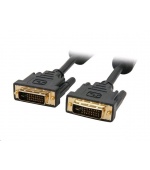 Kabel C-TECH přípojný DVI-DVI, M/M, 1,8m DVI-D, dual link