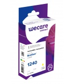 WECARE ARMOR ink kompatibilní s BROTHER LC-1240Y, žlutá/yellow