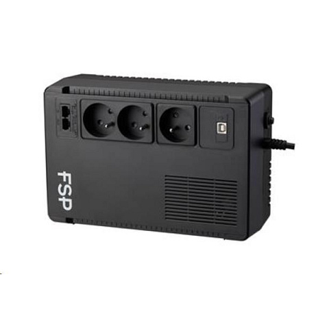 BAZAR - Fortron UPS FSP ECO 800 FR, 800 VA / 480 W, USB, RJ45, line interactive, poškozený obal