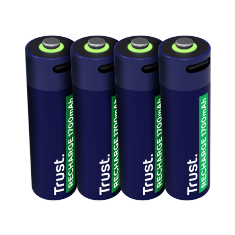 TRUST USB-C RECHARGEABLE BATTERIES 4P - AA