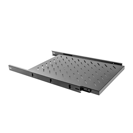 LANBERG 19" POSUVNÁ POLICE 1U/465X750MM MAX. NOSNOST DO 60 KG ČERNÁ
