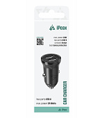 AUTONABÍJEČKA CL-02, 4,8A, 2x USB-A ČERNÁ