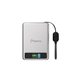 BMX SolidSafe™ 10K Solid-State Magnetic Power Bank, Silver