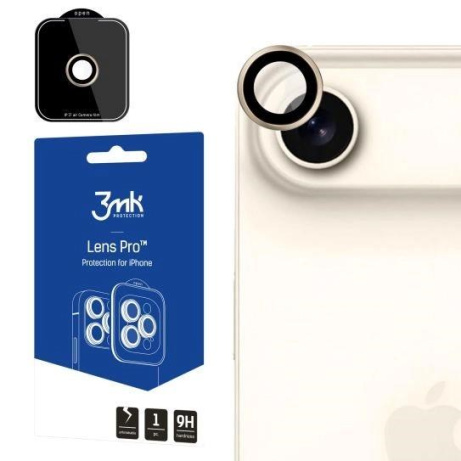 3mk Lens Protection Pro pro Apple iPhone 17 Titanium Gold