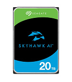 SEAGATE HDD SkyHawk AI Video Hard Drive 20TB, 6Gb/S SATA, 512e, 7200 RPM,cache 512 Mb