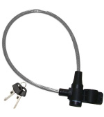 Master Lock Ocelové lanko na kolo 8269EURDPRO_65cm, průhledné