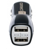 CONNECT IT USB PREMIUM nabíječka univerzální do auta (2x USB 3,1A a 1A., autoadaptér CL)