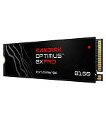 SANDISK SSD OPTIMUS GX PRO 8100 NVMe 8TB PCIe, Gen4, (R:14900, W:14000MB/s), bez chladiče