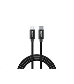 WG - Datový kabel Type-C (male) na Micro USB (male), 1 metr, černá