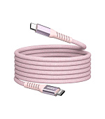 VERBATIM Kabel USB-C Sync & Charge, 100W, Magnetický, 120cm, růžová
