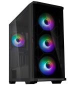 Zalman skříň Z10 Duo / ATX / 4x120 mm ARGB fan / 2xUSB 3.0 / USB-C / tvrzené sklo