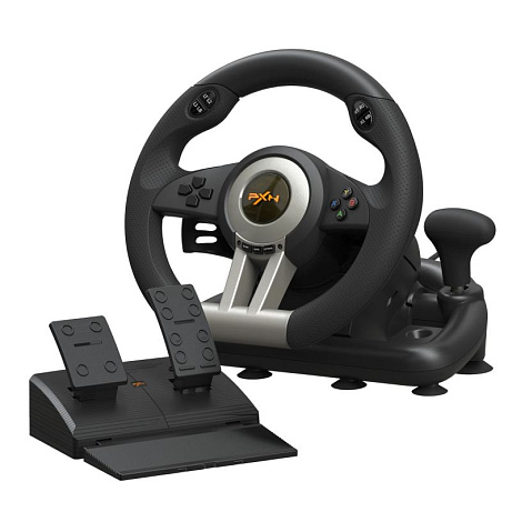 PXN V3PRO Bundle, včetně řadící páky pro PC, Switch, PS3/4, Xbox One/X/S series, černá