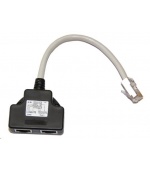 Adaptér (AD-4W) rozdvojka RJ45, 1x8p8c/2x8p4c, PC-PC, stíněný,