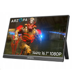 Arzopa Z1RC Portable Monitor 16" IPS QHD 2.5K Metal Housing Přenosný monitor, černý