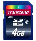 TRANSCEND SDHC karta 4GB Premium, Class 10