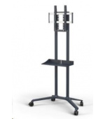 SHARP/NEC PD04 Tipster Mobile Trolley, Dark Grey RAL7016