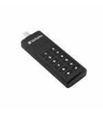 VERBATIM USB C 3.1 Drive 32 GB - Keypad Secure (R:160/W:130 MB/s) GDPR
