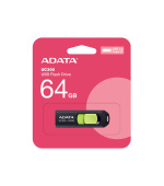 ADATA Flash Disk 64GB UC300, USB-C 3.2, černo-zelená