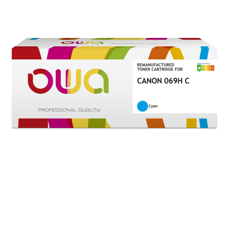 OWA Armor toner kompatibilní s Canon CRG-069H C, 5500st, modrá/cyan