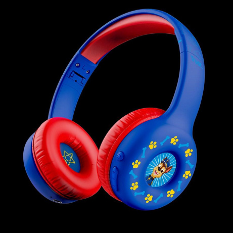 TRUST bezdrátová sluchátka Nouna Tlapková Patrola, Bluetooth, Modrá