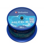 VERBATIM CD-R(50-Pack)Spindle/Crystal/DLP/52x/700MB