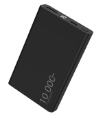 WG - Power Bank 10000 mAh, USB-C PD 20W + USB-A 22.5W, černá