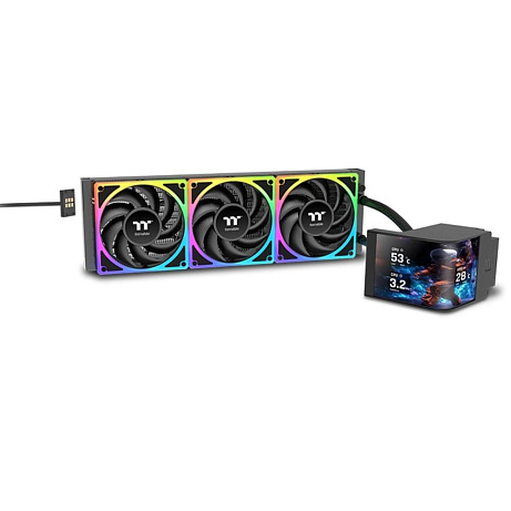 THERMALTAKE Vodní chladič MAGCurve 360 Ultra, 3x120mm ARGB, černá