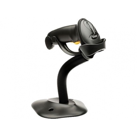Zebra LS2208, čtečka čarového kódu, KIT, black, USB-HID + stojan